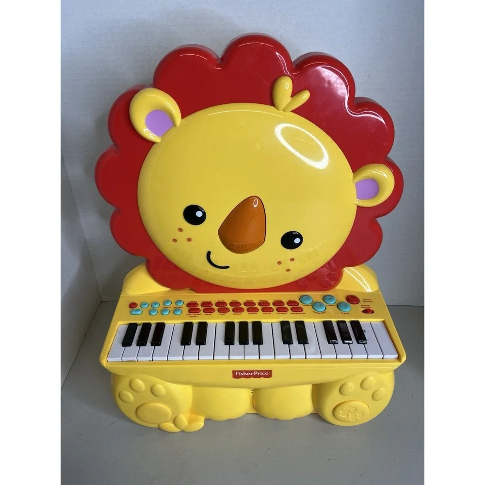 Fisher‎ Price Toddler Lion Piano 32 Keys Animal Musical Sounds